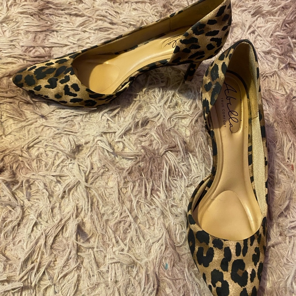 Abella Leopard Print Heels